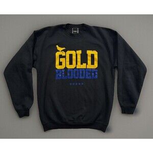 Adapt San Francisco Gold Blooded Hoodie Mens Medium Black Golden State Warriors